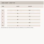 180 GSM Regular Fit Crop Top